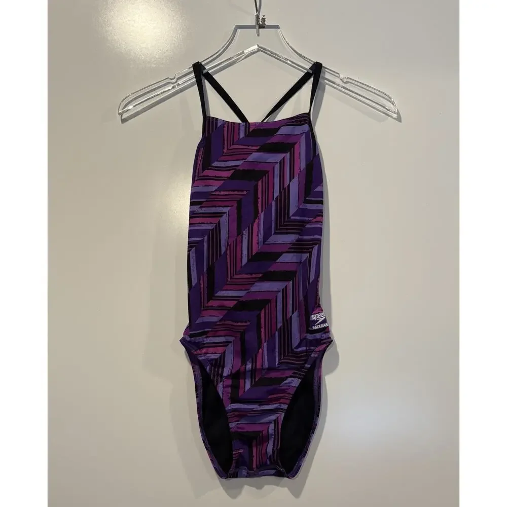 Speedo Endurance Free Back‎ One Piece Swimsuit Womens Size 28 (728)